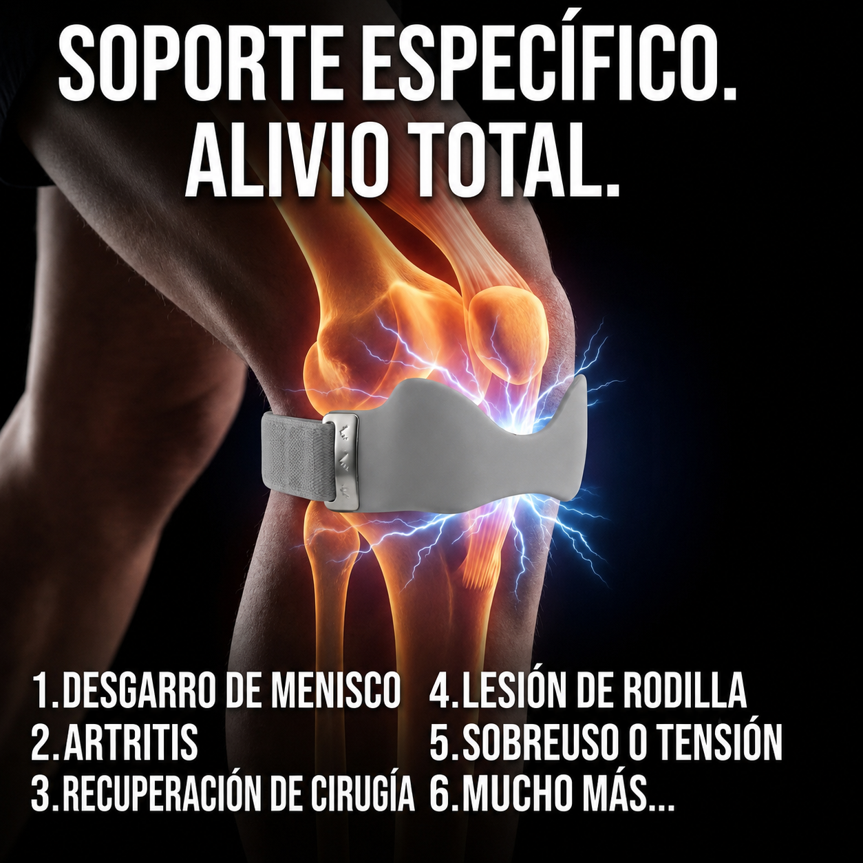 Correa de precisión para la rodilla