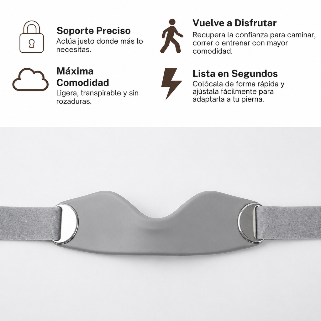 Correa de precisión para la rodilla