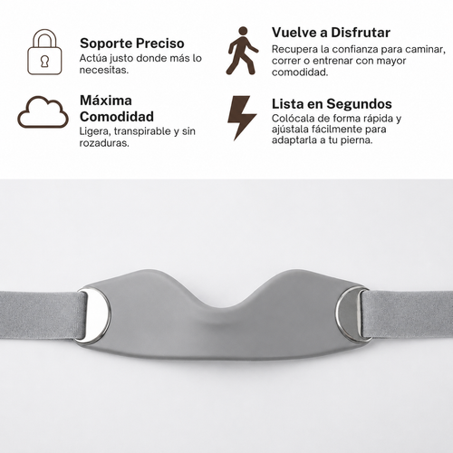 Correa de precisión para la rodilla