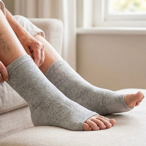 Calcetines antifatiga de bambú premium